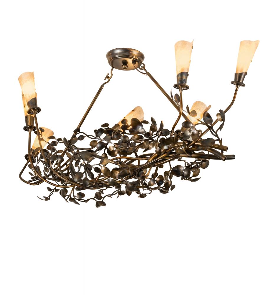 46&#34; Long Vinca Vine 7 Light Chandelier