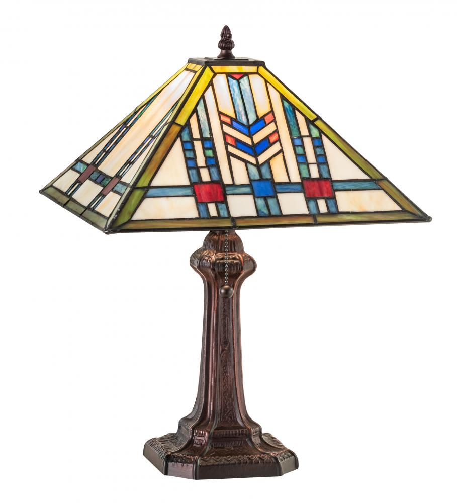 18.5&#34; High Prairie Wheat Table Lamp