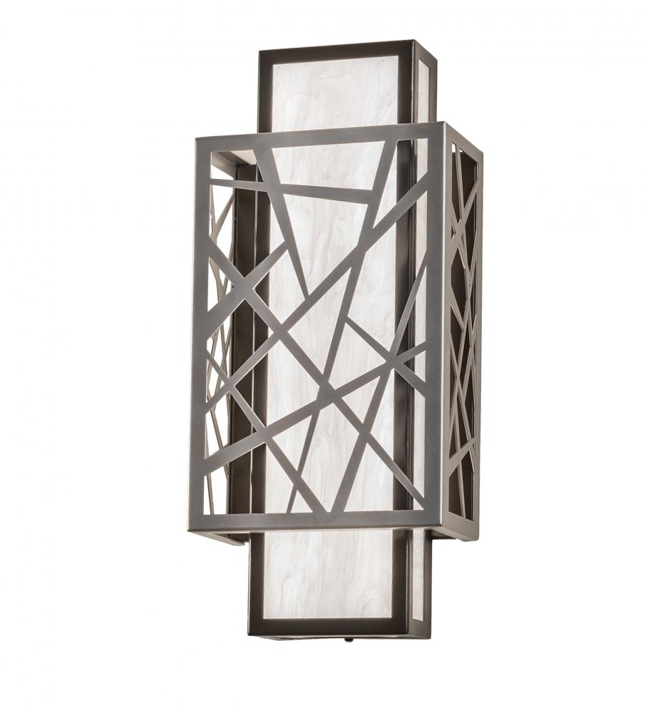 8&#34; Wide Quadrato Rich Umador Wall Sconce