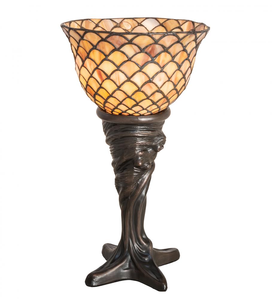 15&#34; High Tiffany Fishscale Mini Lamp