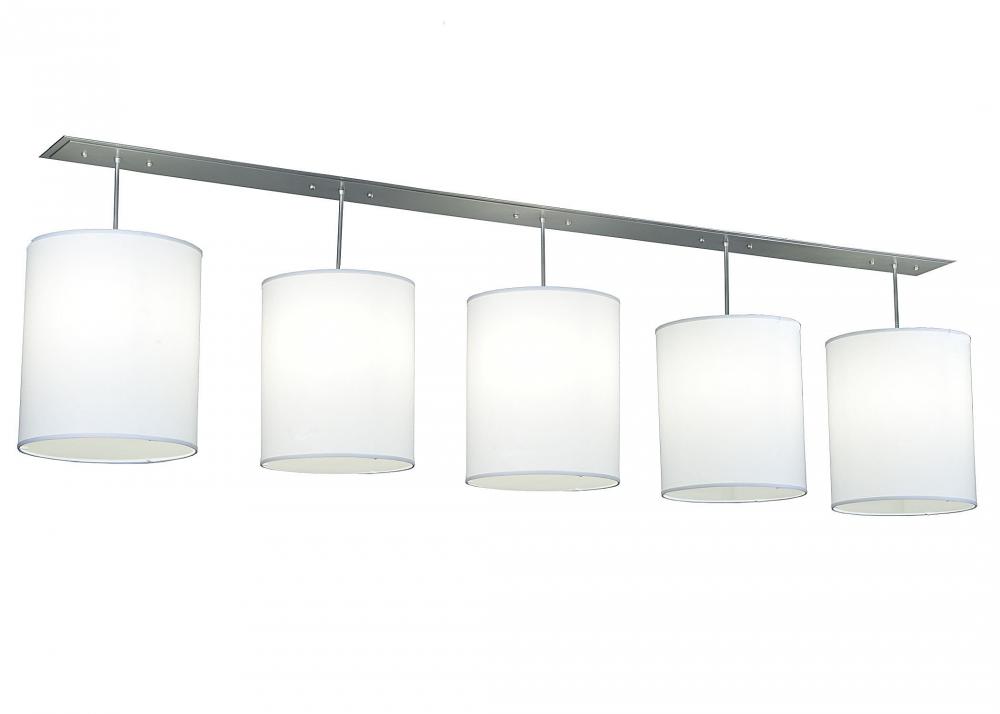 104&#34; Long Cilindro Linear 5 Light Pendant