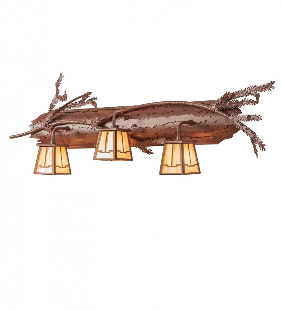 38&#34; Wide Pine Branch Valley View 3 Light Vanity Light