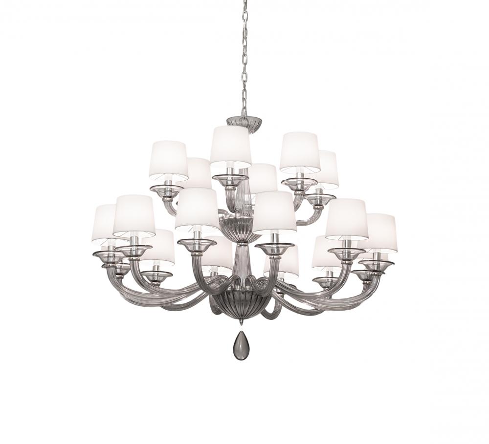 48&#34; Wide Murano Almaden Southland 18 Light Chandelier..