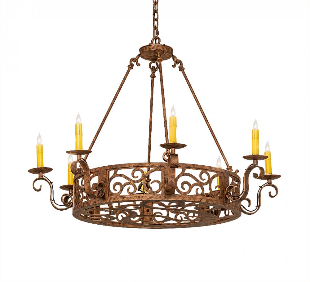 36&#34; Wide Delano 8 Light Chandelier