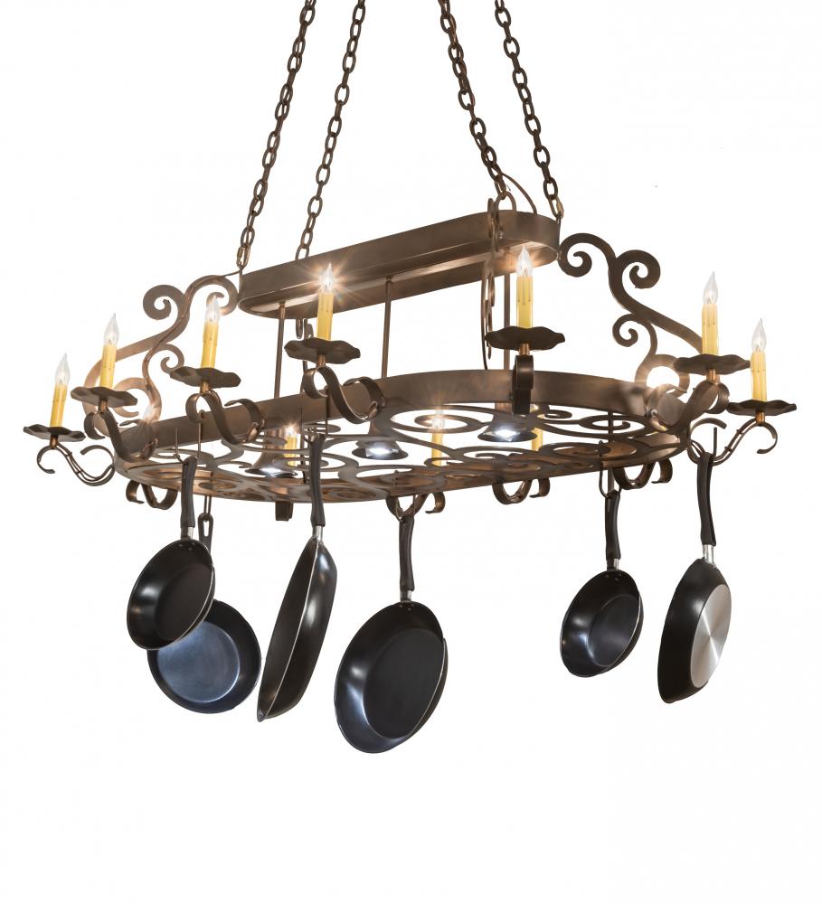 63&#34; Long Neo 15 Light Pot Rack