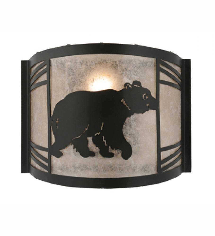 12&#34; Wide Happy Bear on the Loose Right Wall Sconce