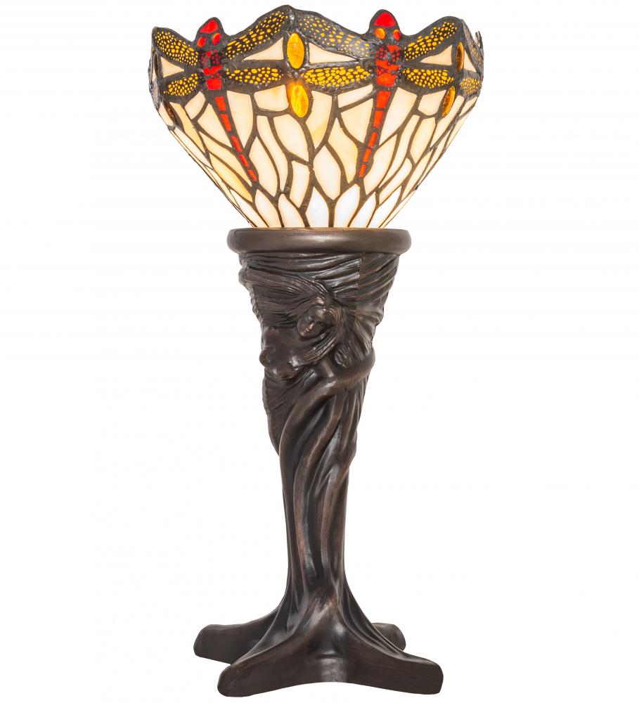 15&#34; High Tiffany Hanginghead Dragonfly Mini Lamp