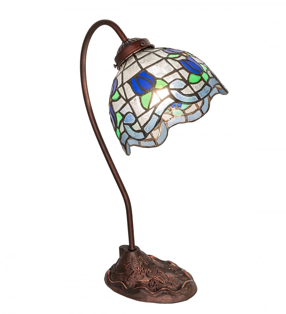 18&#34; High Roseborder Desk Lamp