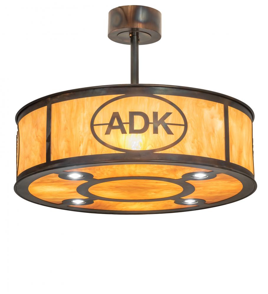 30&#34; Wide Personalized Adirondack Bank Pendant