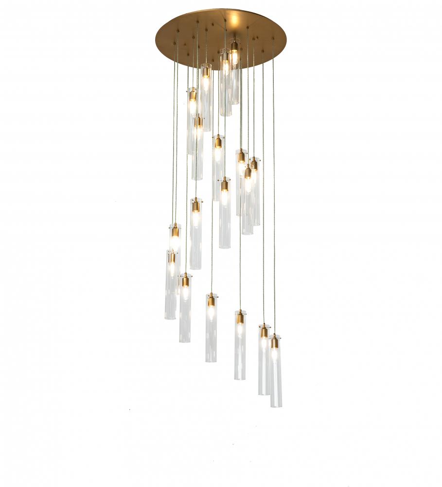 36&#34; Wide Cilindro 18 Light Cascading Pendant