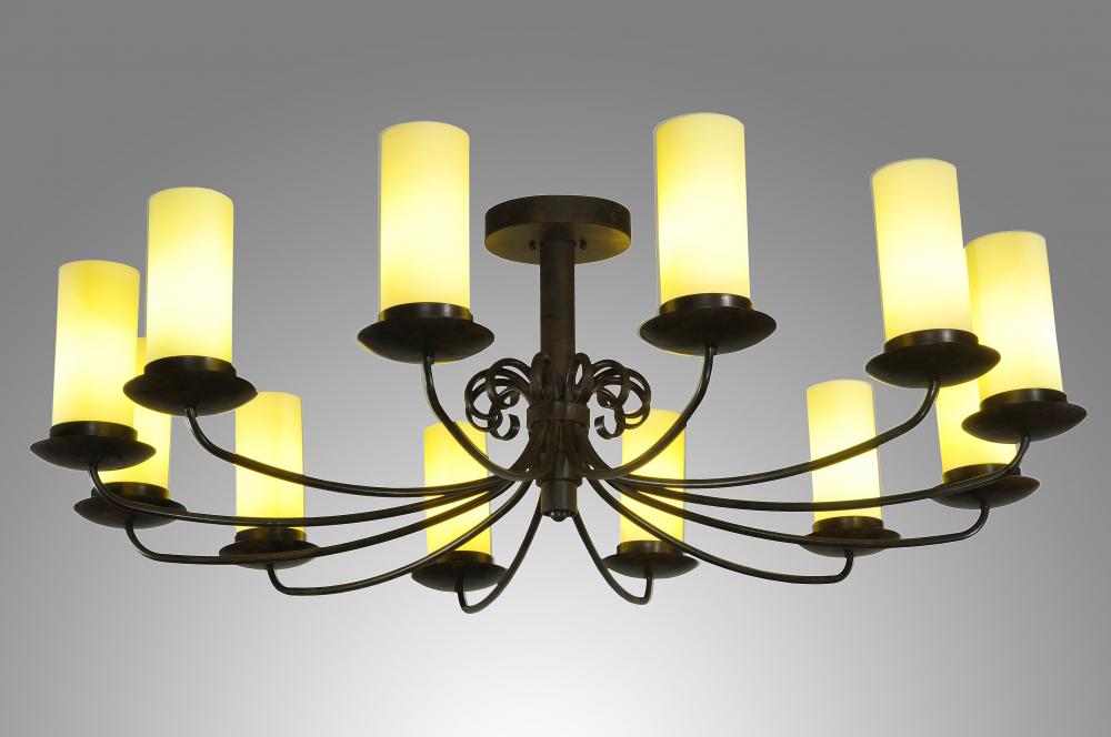 54&#34; Wide Atria 12 Light Chandelier