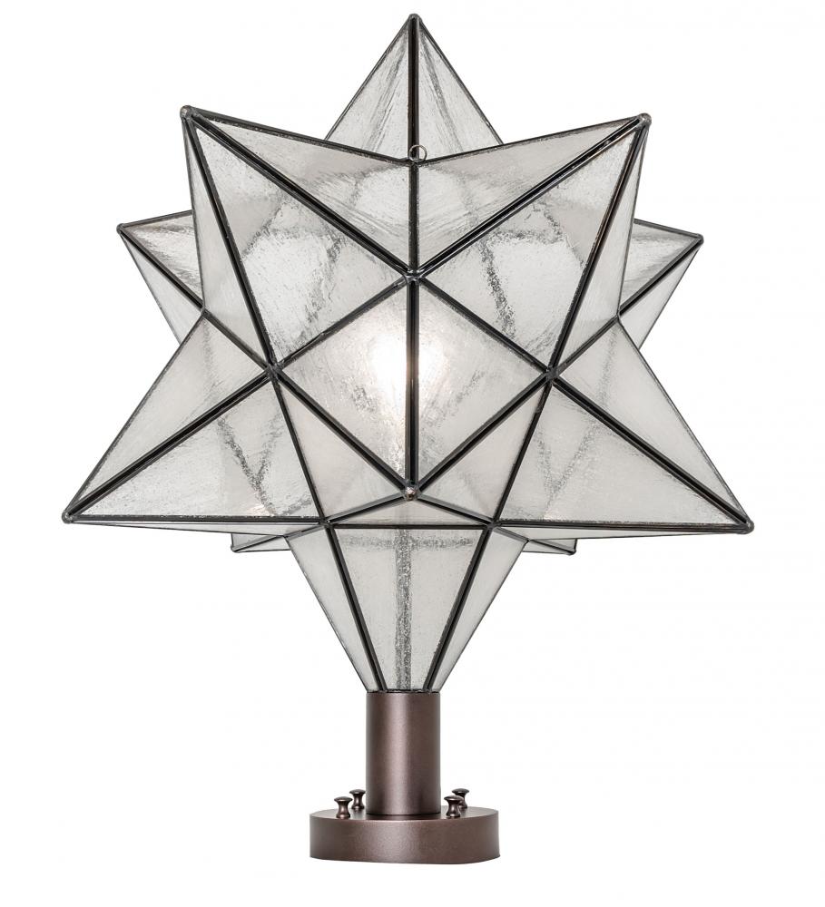 18&#34; Wide Moravian Star Post Mount