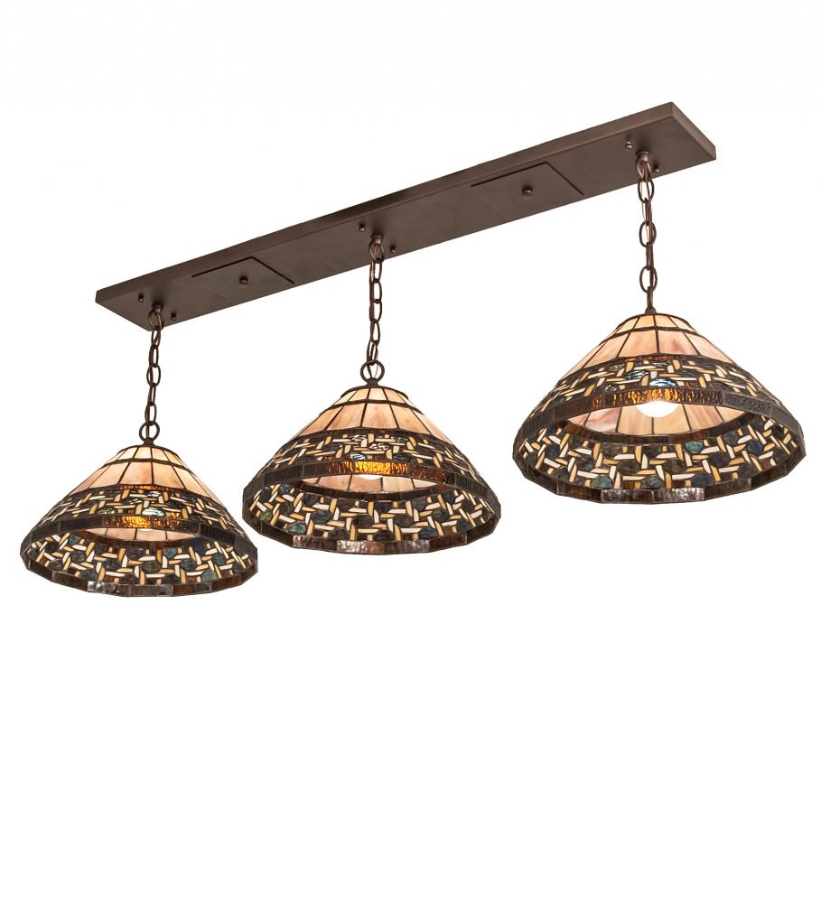 48&#34; Long Ilona 3 Light Island Pendant