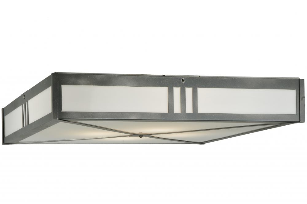 36&#34; Square Whitewing Flushmount