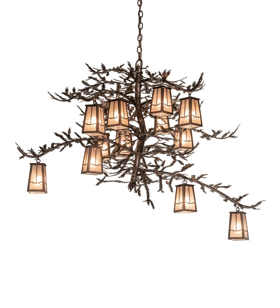 52&#34; Wide Pine Branch Valley View 12 Light Chandelier