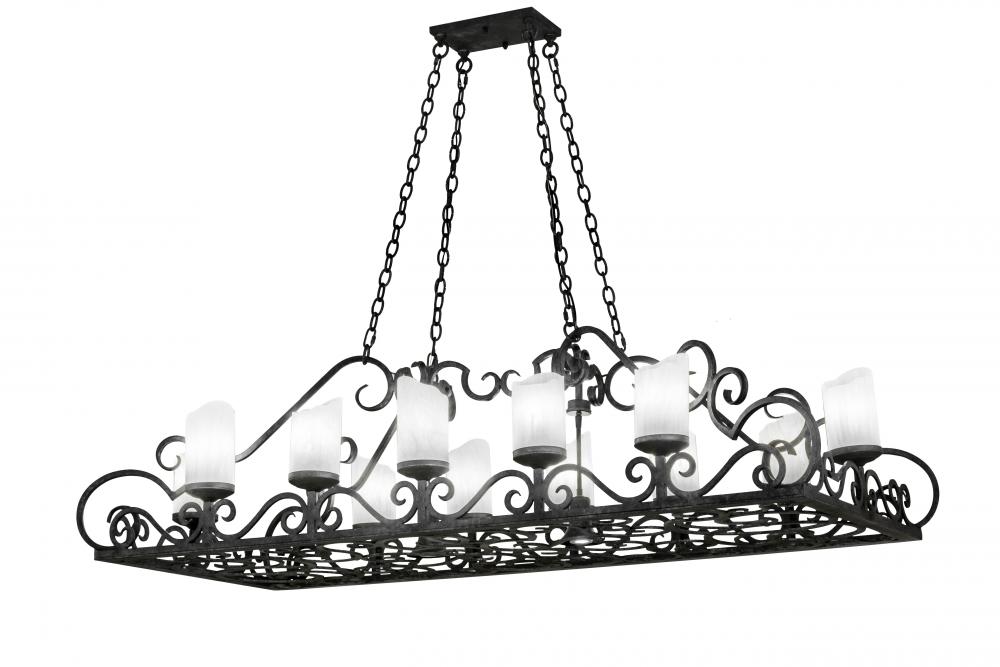 66&#34; Long Carlotta 12 Light Oblong Chandelier