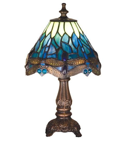 11.5&#34;H Tiffany Hanginghead Dragonfly Mini Lamp