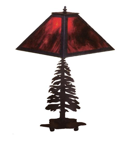 21&#34;H Tall Pines Table Lamp