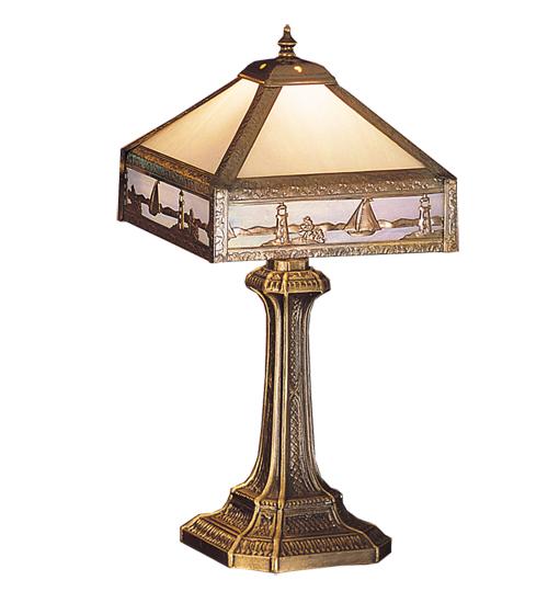 19&#34; High Sailboat Mission Accent Lamp