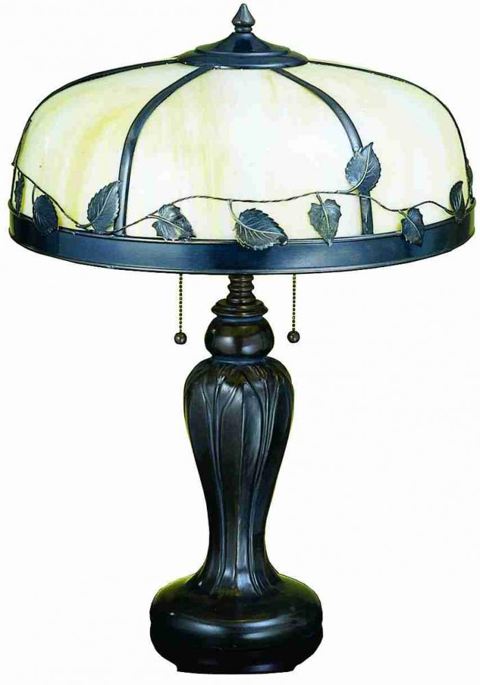 24&#34; High Poplar Leaf Table Lamp