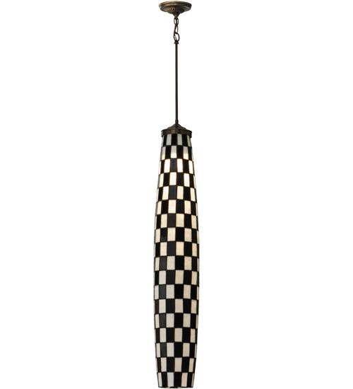 6.5&#34;W Checkers Pendant