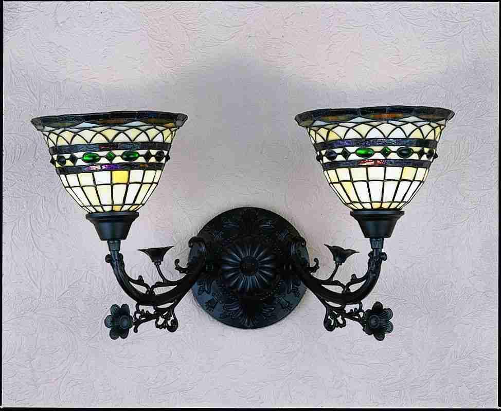 21&#34;W Tiffany Roman 2 LT Wall Sconce.613