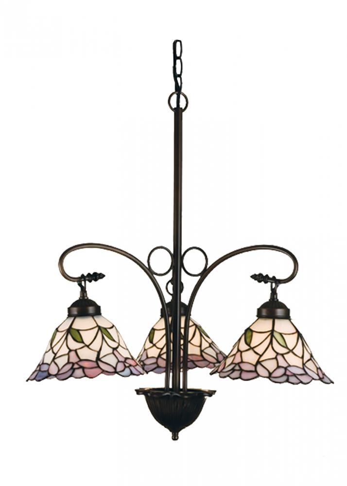 25&#34;W Daffodil Bell 3 LT Chandelier.605