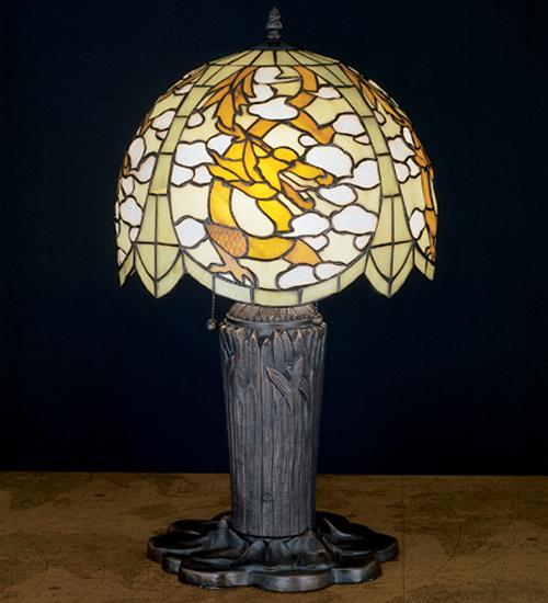 25&#34;H Chinese Dragon Table Lamp