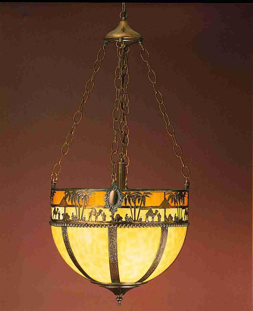 16&#34; Wide Camel Basket Inverted Pendant