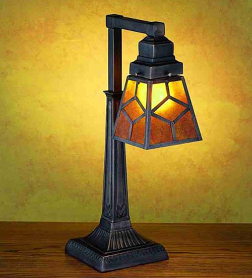 20&#34; High Diamond Craftsman Desk Lamp