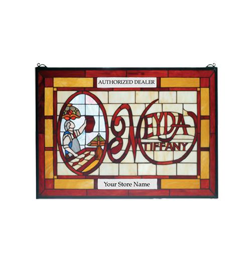 28&#34;W X 20&#34;H MEYDA Tiffany Customizable Stained Glass Window