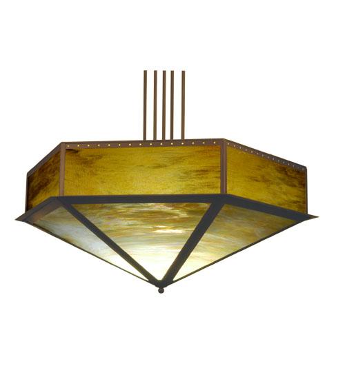 51&#34; Wide Hexagon Inverted Pendant