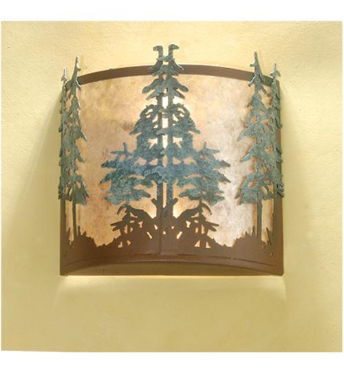 12&#34;W Tall Pines Wall Sconce