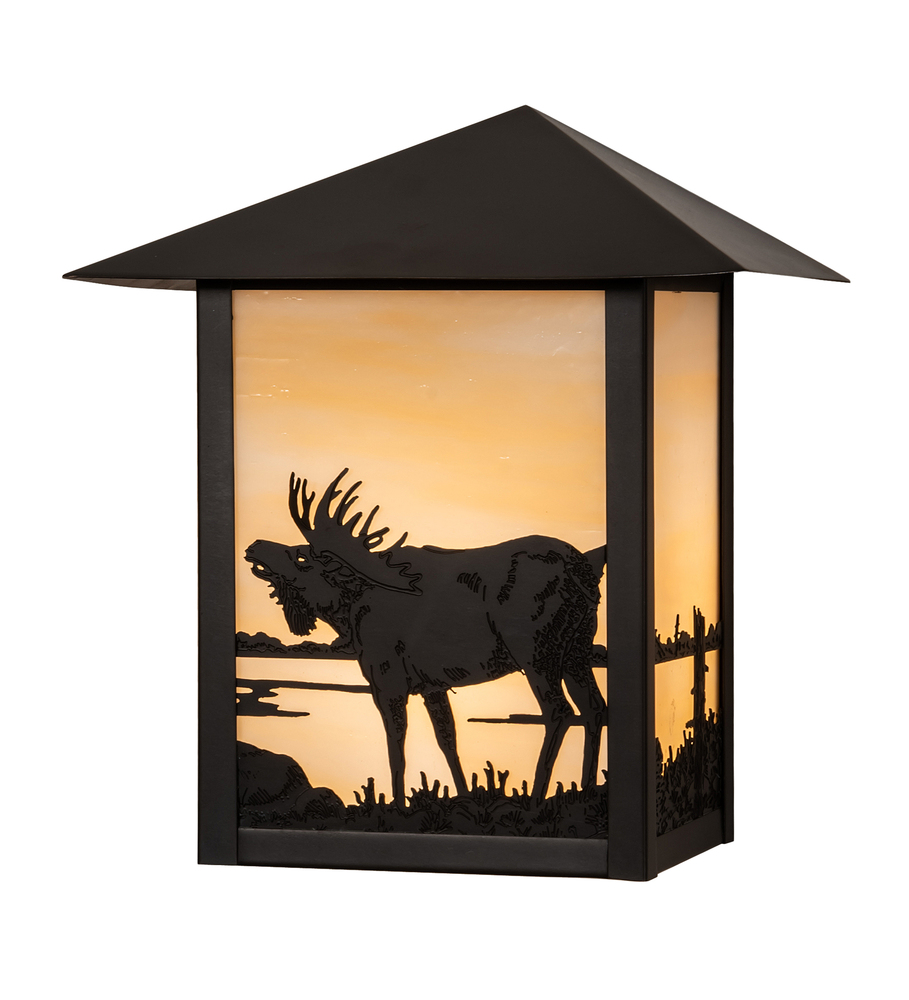 9&#34; Wide Seneca Moose Wall Sconce