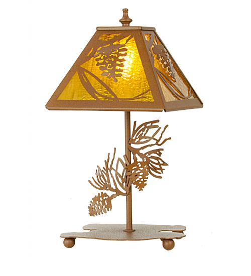 15&#34;H Whispering Pines Accent Lamp