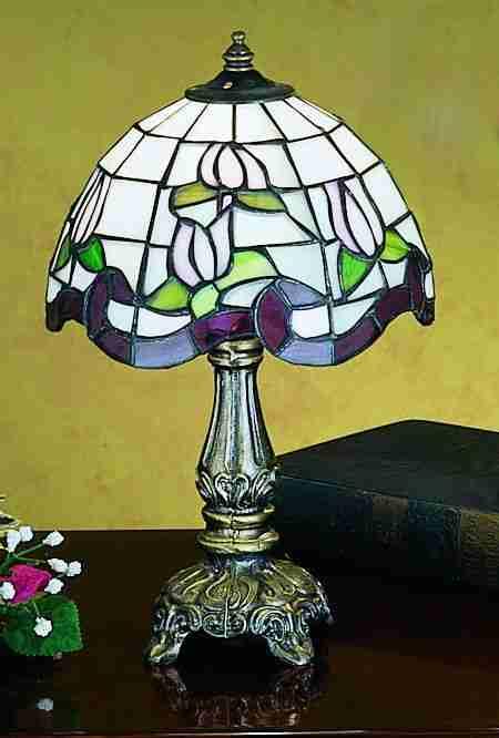 12&#34;H Roseborder Mini Lamp