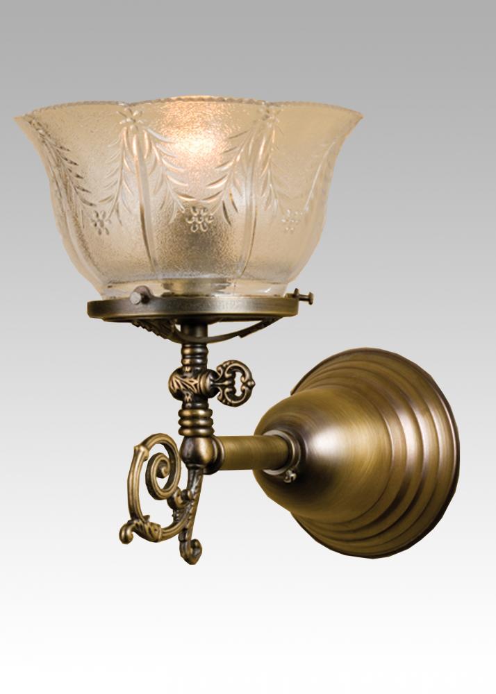 7.5&#34; Wide Revival Gas & Electric Wall Sconce