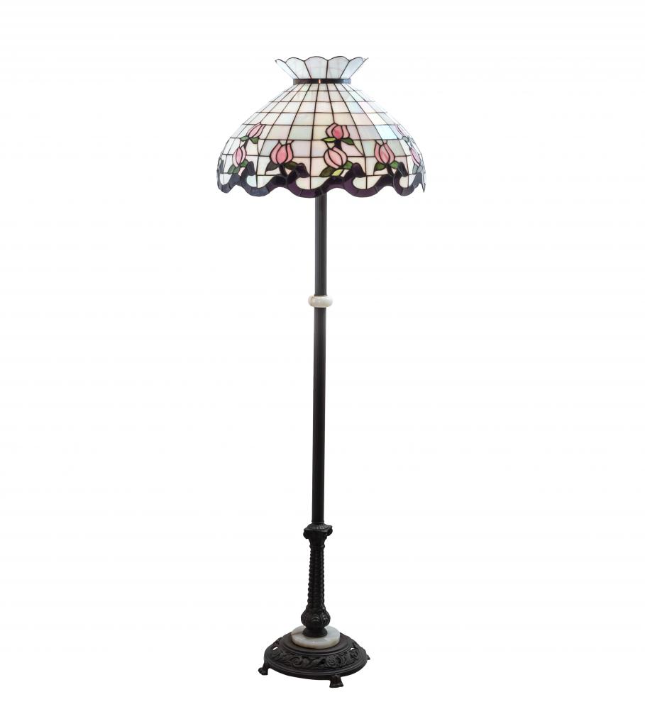 62&#34; High Roseborder Floor Lamp