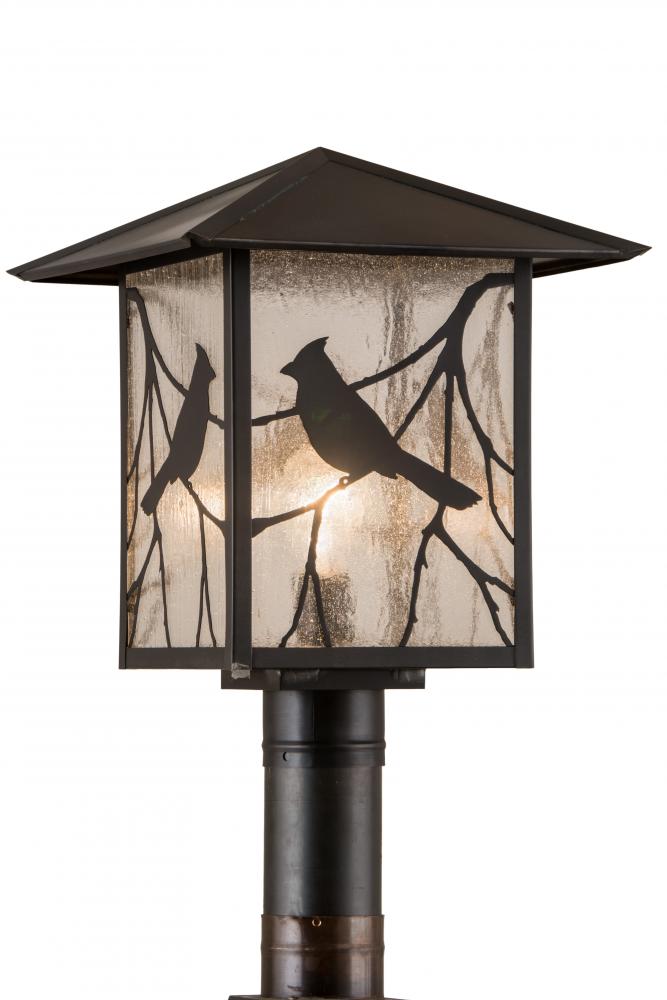 12.5&#34;Sq Sequoia Song Bird Post Mount