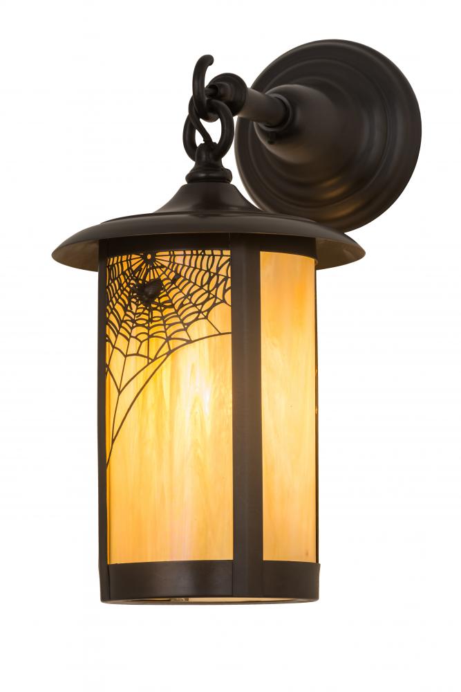 8&#34;W Fulton Spider Web Hanging Wall Sconce