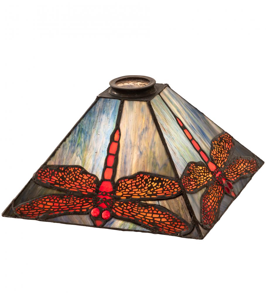 10&#34; Square Prairie Dragonfly Shade