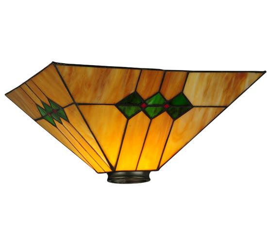 13&#34; Square Martini Mission Shade