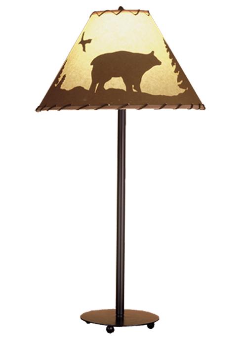 29&#34;H Bear in the Woods Table Lamp