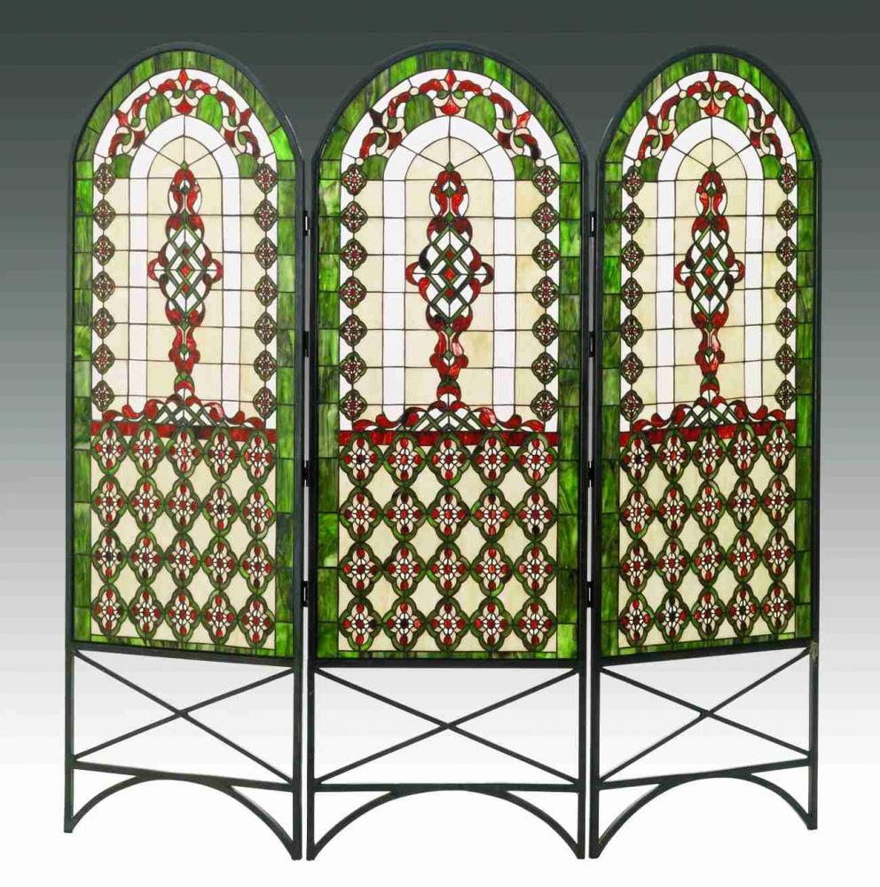 60&#34; Wide X 58&#34; High Quatrefoil Classical Room Divider