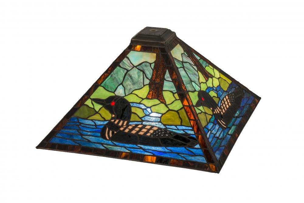 17&#34; Square Loon Shade