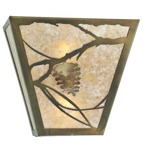 13&#34;W Whispering Pines Wall Sconce