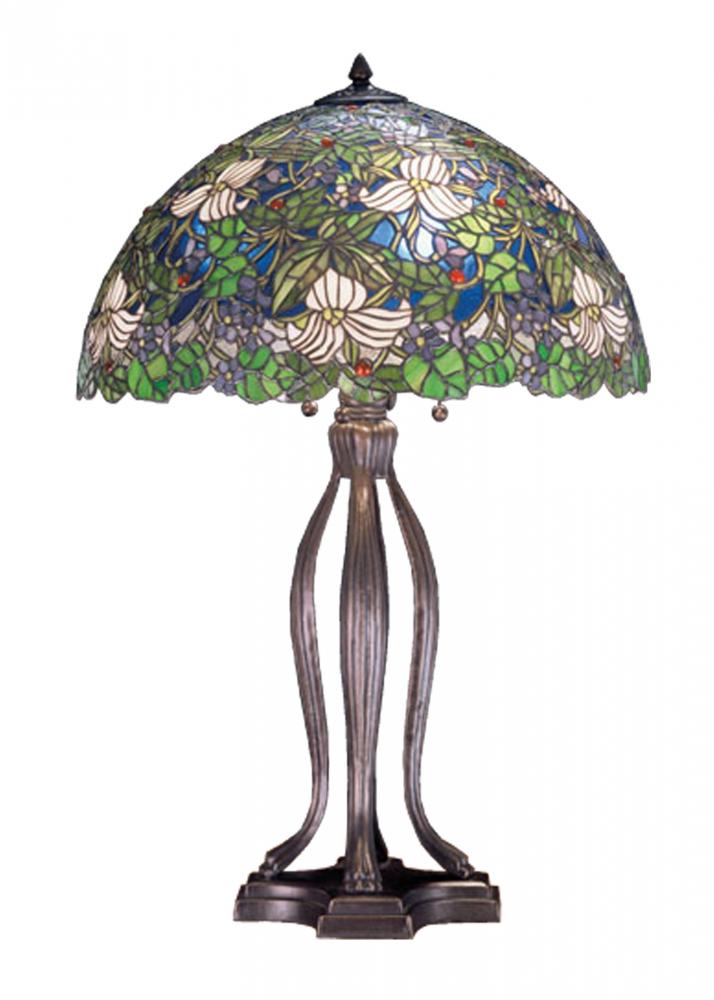 30&#34;H Trillium & Violet Table Lamp