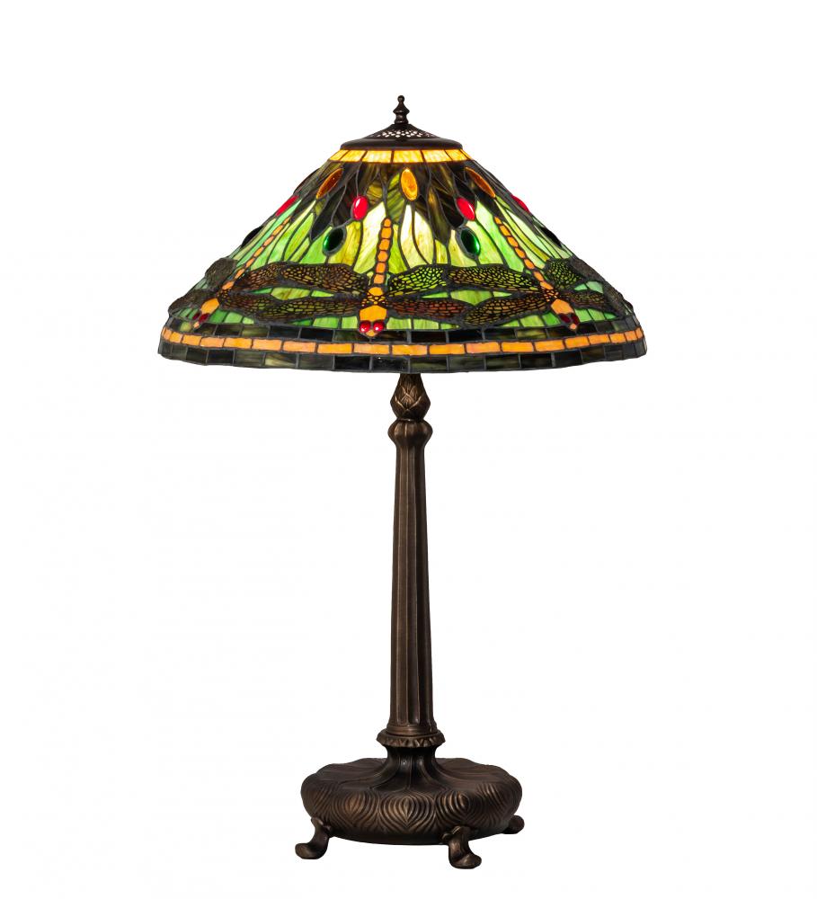 31&#34; High Tiffany Dragonfly Table Lamp