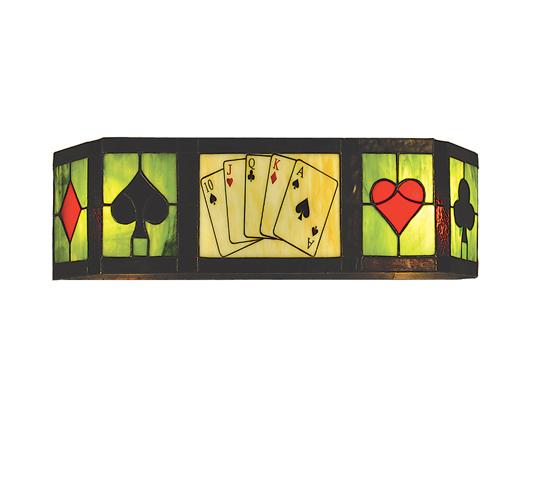 32&#34; Wide Poker Face Vanity Light