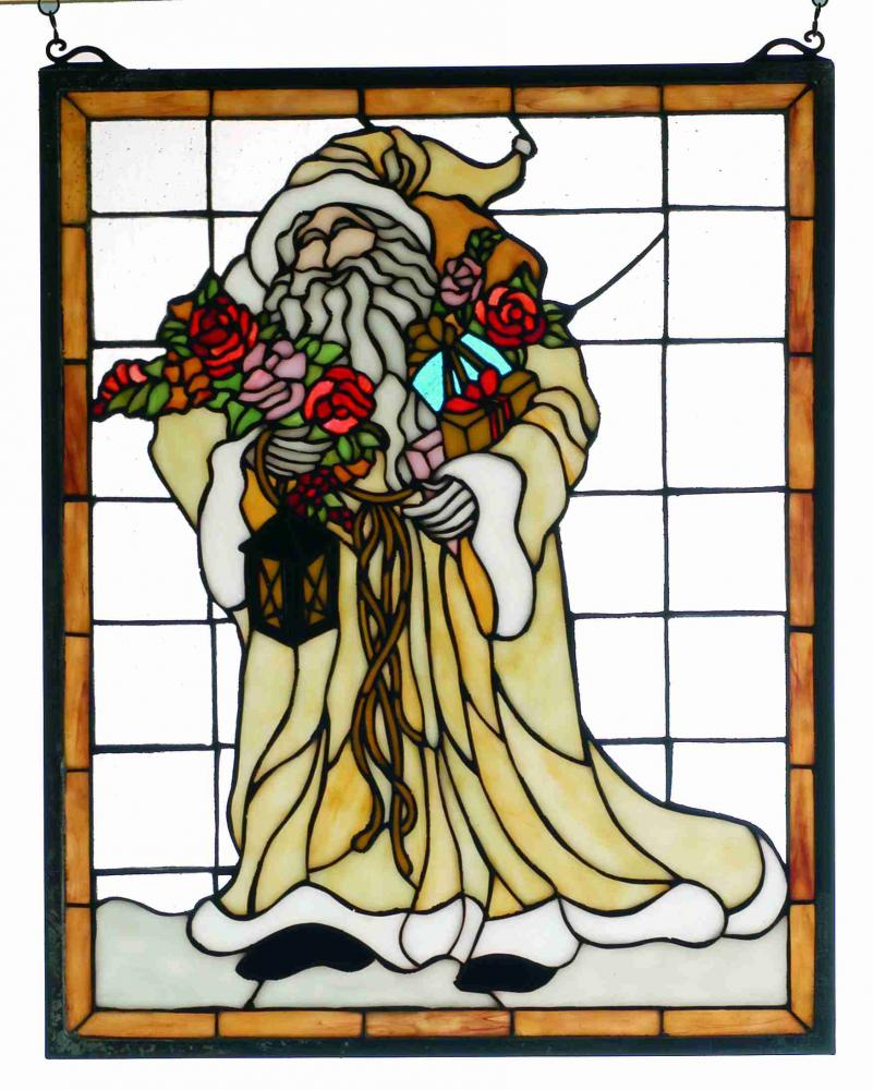 16&#34; Wide X 20&#34; High Father Christmas Window